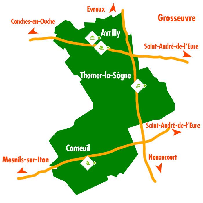 Carte commune de CHAMBOIS